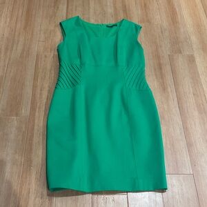 ANTONIO MELANI Vibrant Green Dress Knee Length
